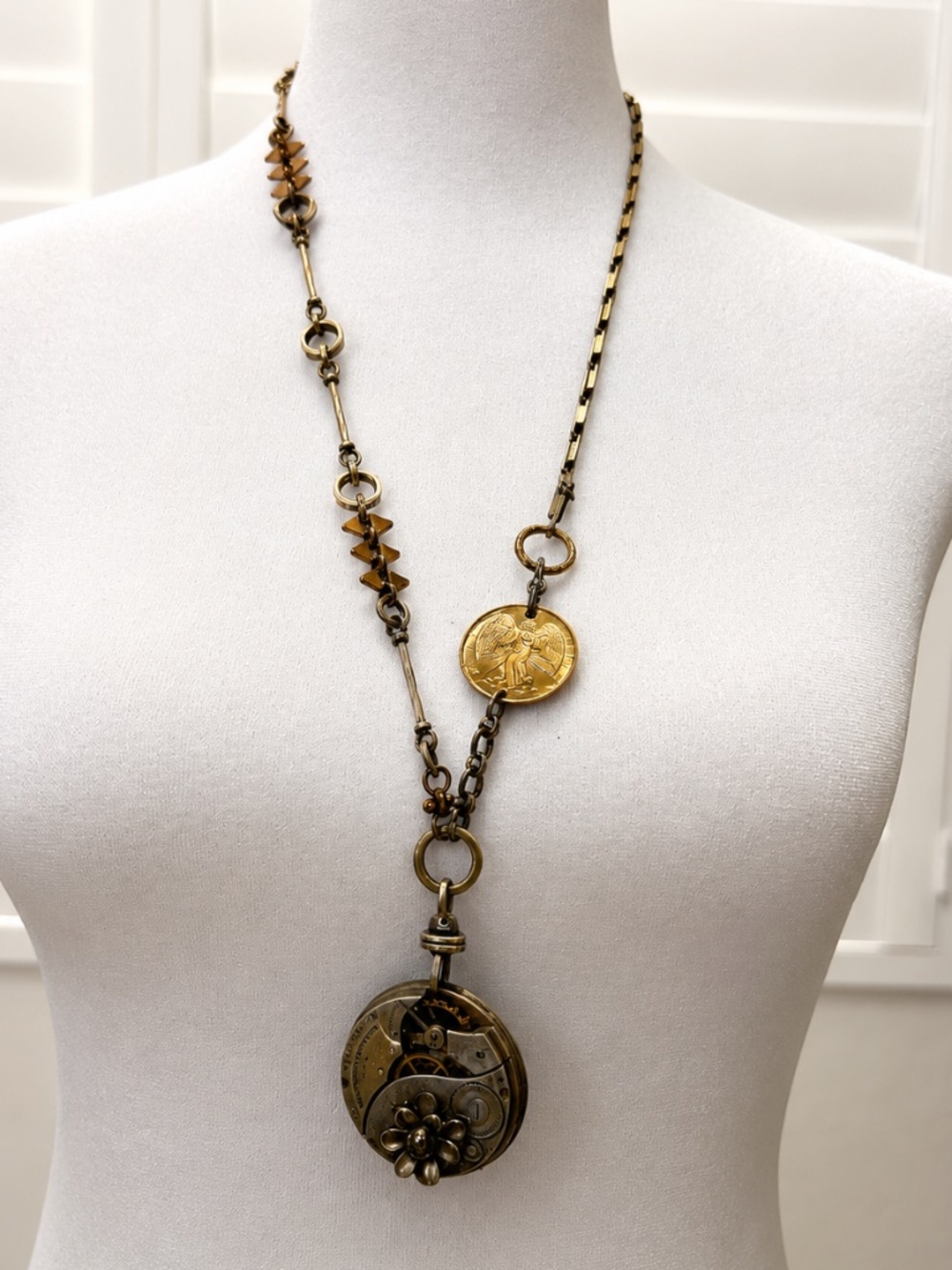 Steampunk Vintage Statement Necklace